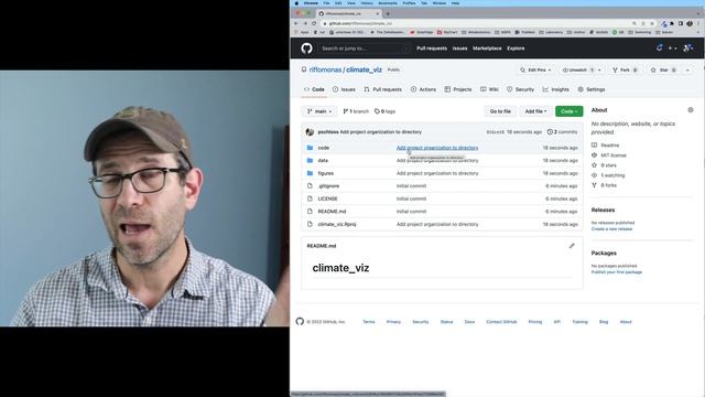 Tutorial for Creating a new RStudio project with GitHub to visualize climate change (CC213) смотреть онлайн