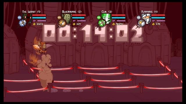 [Castle Crashers] 4P Insane Playthrough #3: Hawkster Edition смотреть онлайн