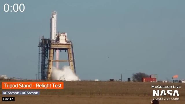 SpaceX Raptor Vacuum RUDs During Test Fire смотреть онлайн