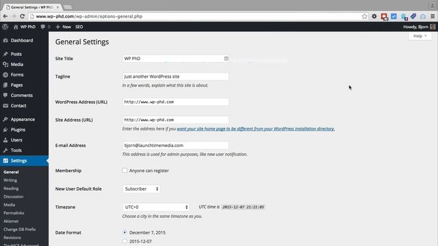 WordPress Admin Email - Where To Find & How To Change It | WP Learning Lab смотреть онлайн