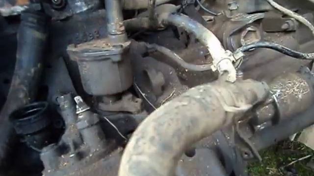 подготовка к снятию двигателя с гольфа 3 (vw Golf 3 1,9tdi) часть 2