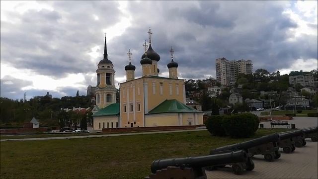Воронеж ,Адмиралтейская площадь , Успенский храм , съёмка 11.05.2021, дорога снята 29.07.2021 смотреть онлайн