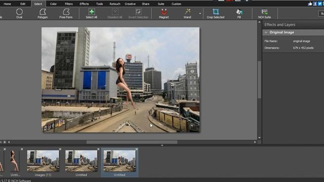 Giant Girl | Photo Manipulation Tutorial | Photopad
