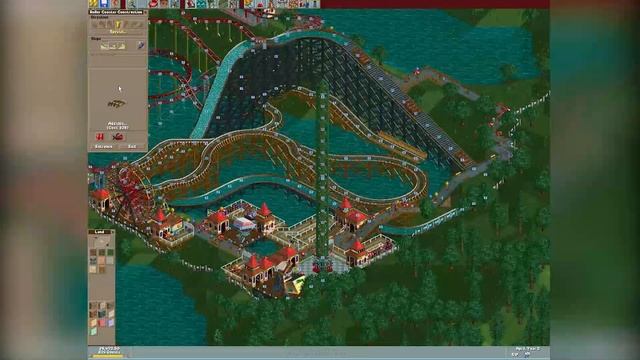 Hydro Hills - Corkscrew Follies - Roller Coaster Tycoon: Deluxe смотреть онлайн