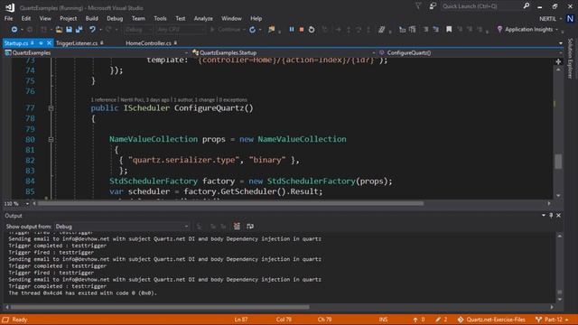 Quartz.net Part 12 - Listeners смотреть онлайн