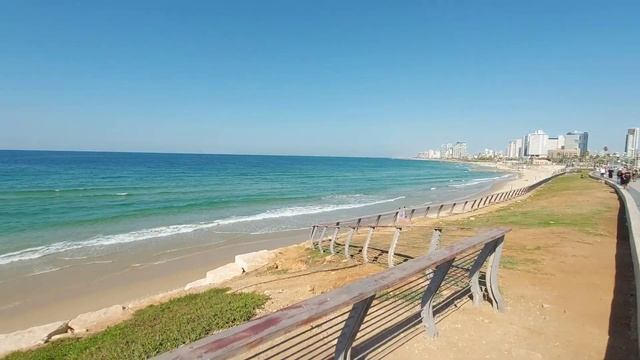 Часть 2 из 3. Пешком до города Яффа из Тель-Авива по набережной. Мы с Мамой прошли 3 км! смотреть онлайн