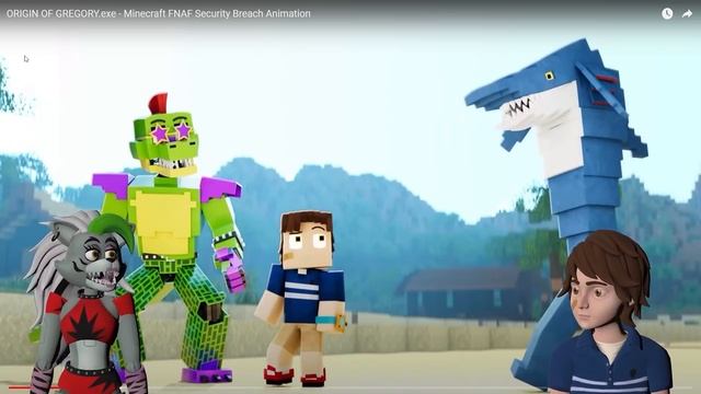 REACT To ORIGIN OF GREGORY.exe With Roxanne Wolf And Gregory ZAMination Animation