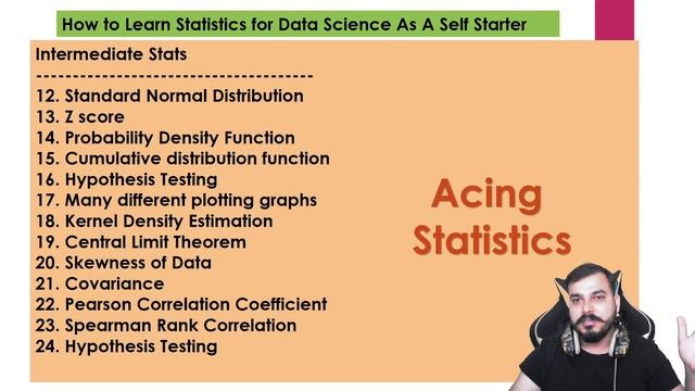 How to Learn Statistics for Data Science As A Self Starter- Follow My Way смотреть онлайн
