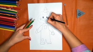 Как нарисовать Чиполлино. Онлайн-школа рисования "Малевашки"