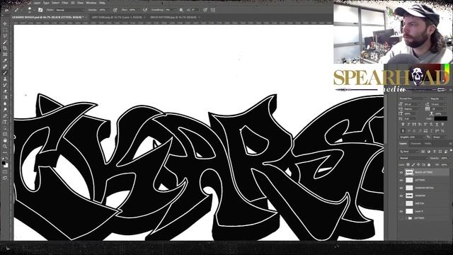 HOW TO: Graffiti/Hardcore Punk Logo - [Photoshop Tutorial] 2021 смотреть онлайн