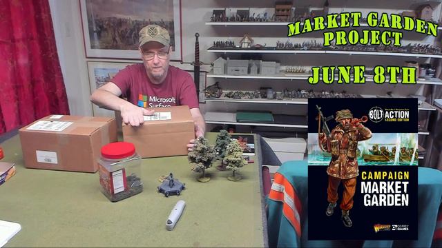 Wargaming In Miniature ☺  Market Garden Project ☺  June 8th Fallschirmjagers Arrive