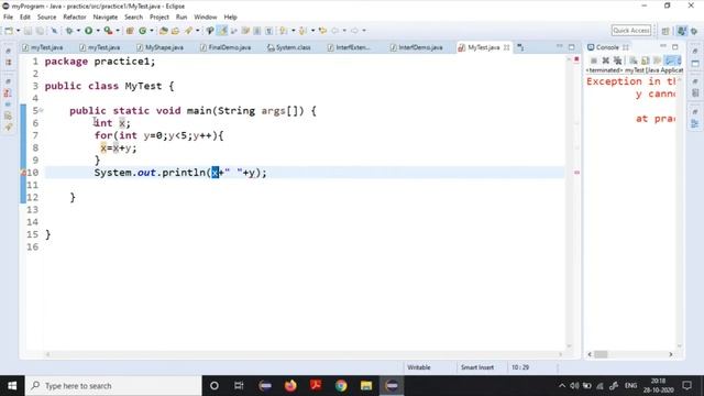 Local Variable | Simple Explanation with Example | Java смотреть онлайн