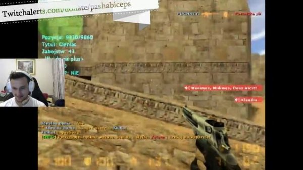 PashaBiceps Playing CS 1.6! ( Funny Server )