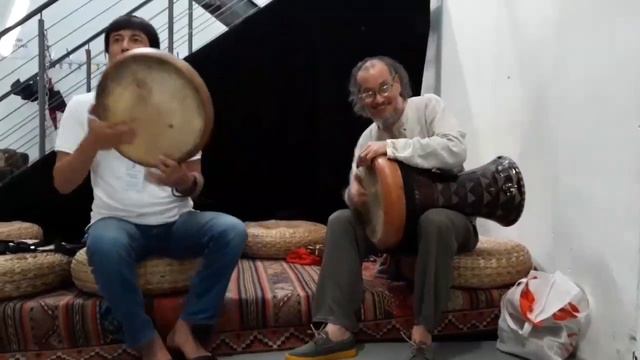 Tamburi Mundi Frame Drum Fest.2019..Khayrullo Dadoboev & Berkant Çakıcı...Compozition Aksak sohbet смотреть онлайн