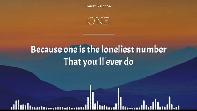 Harry Nilsson - One Extended смотреть онлайн