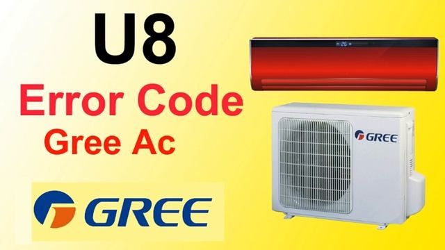 Gree Dc Inverter air Conditioner U8 Error Code Fault And Solution смотреть онлайн
