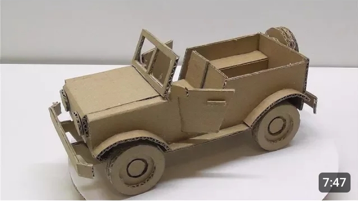 Как сделать машину из картона своими руками смотреть онлайн