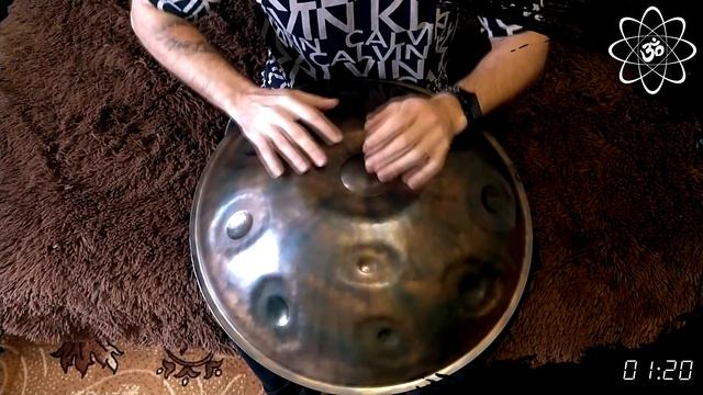 D Celtic 10 Atom Handpan, recorded with Zoom Q8 and Oktava смотреть онлайн