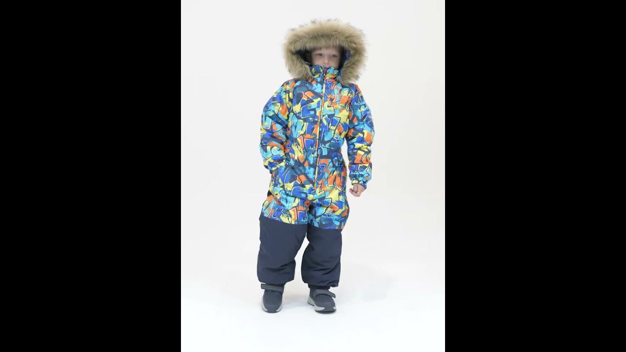 Huppa, Зимний Комбинезон WILLE 36430030-32299 (мультиколор, принт) смотреть онлайн