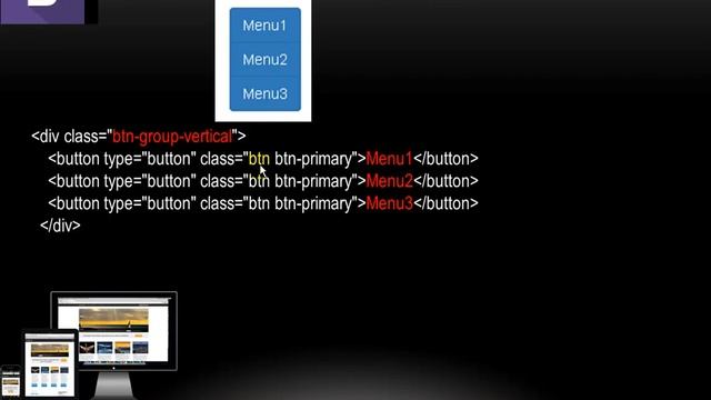 BootStrap ตอนที่ 028 Button Vertical смотреть онлайн
