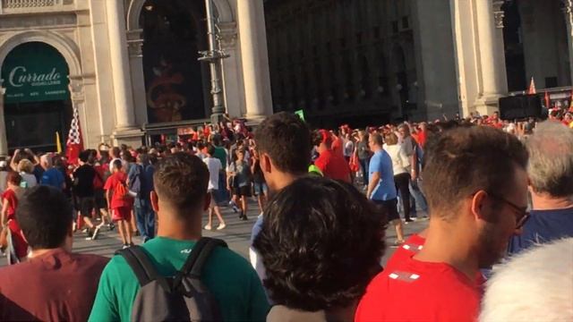 Ferrari 90 anni Piazza Duomo Milano 04/09/2019 смотреть онлайн