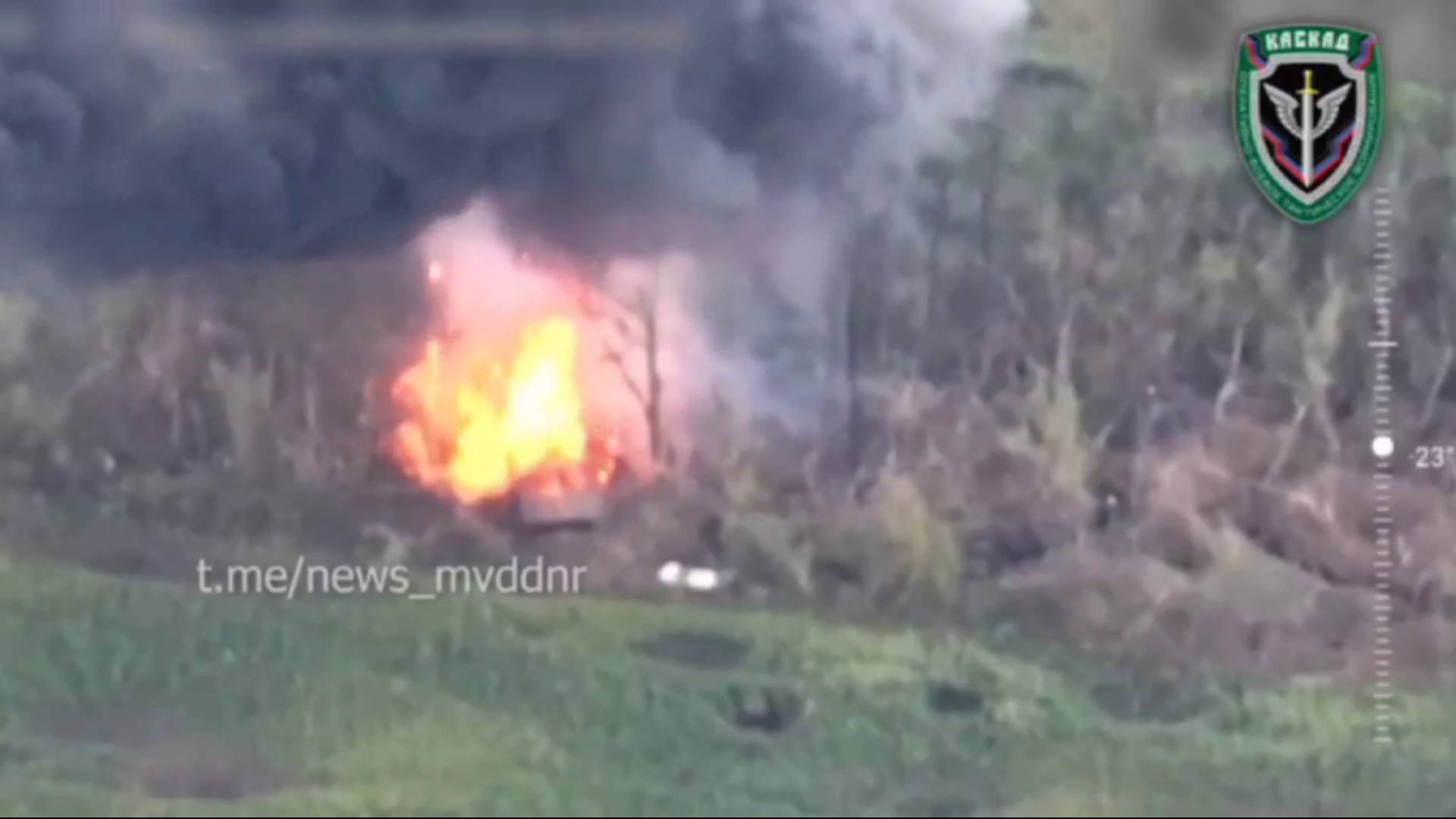 Уничтожение 2-х БМП-1 ВСУ танком ОБТФ "Каскад" (ДНР) смотреть онлайн