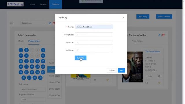 Cinema reservation app with Angular, Ant design and Spring boot смотреть онлайн