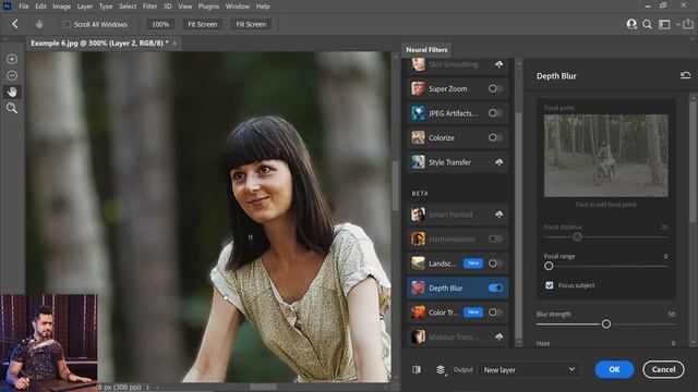 Photoshop 2022's New "Depth Blur" is INSANE! But... смотреть онлайн