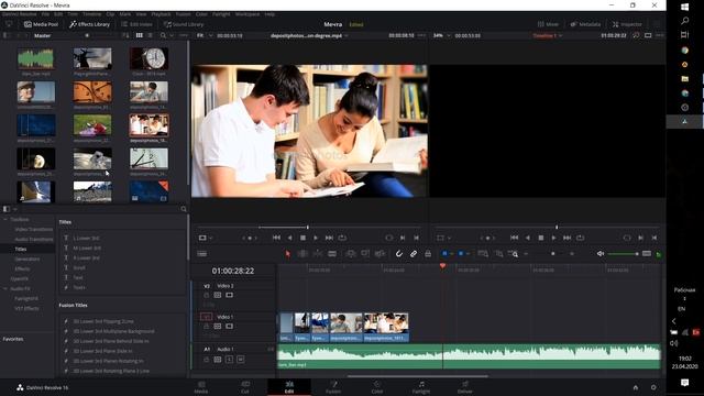 Мастер класс "Видеомонтаж в DaVinci Resolve. С "нуля" до "любителя" за 2 часа" смотреть онлайн