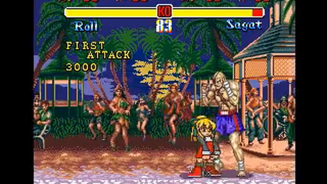 Roll's Ass Attack in a Super Street Fighter II Genesis ROM Hack! смотреть онлайн