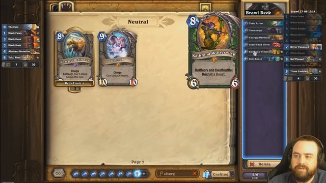 A Less Friendly Game of Chess | Deckbuilders Brawl | Hearthstone | The Witchwood смотреть онлайн