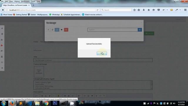 File Manager in Laravel/PHP, works with text editor смотреть онлайн