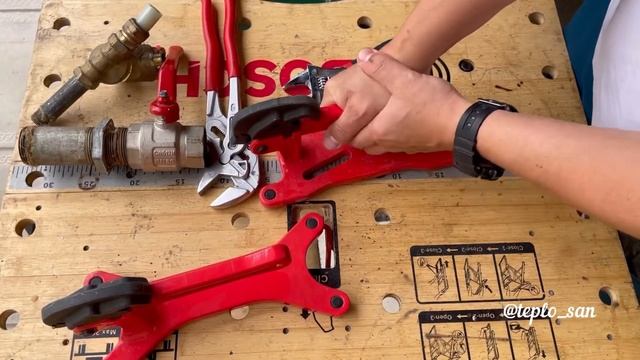 Pipe Vise трубные тиски обзор