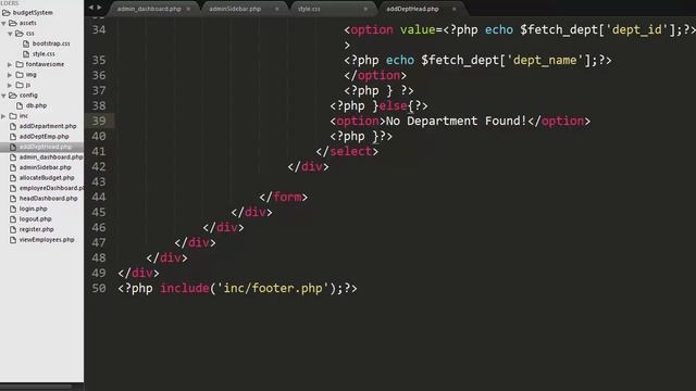 Develop the Feature of Assigning Department to Department Head Part | Online Budget System-Part7 смотреть онлайн