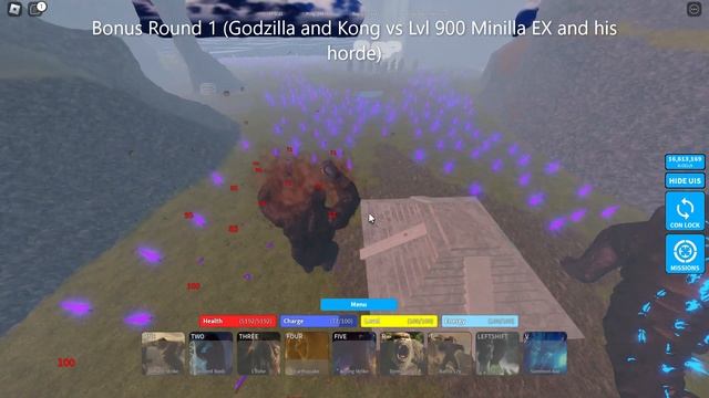 Can GvK Defeat the Minilla HORDE? (Roblox Kaiju Universe) смотреть онлайн