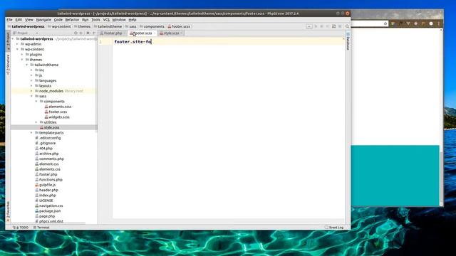 Tutorial: Wordpress Theme with TailwindCSS and Underscores 009 - Site Footer смотреть онлайн