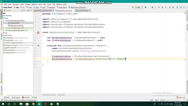 Login Demo With Firebase (Kotlin) Part 2 - User Registration With Firebase смотреть онлайн