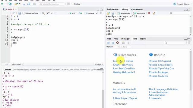 A Tour of the RStudio Integrated Development Environment смотреть онлайн