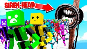 1,000,000 МАНЕКЕНОВ ПРОТИВ ОГРОМНОГО СИРЕНОГОЛОВОГО! БЕЗУМИЕ В FUN WITH RAGDOLLS