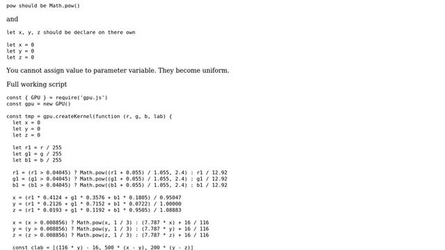 How to pass off heavy JavaScript math operations to GPU with GPU.js? (2 Solutions!!) смотреть онлайн
