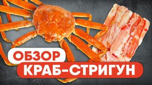 КРАБ-СТРИГУН. Как выбрать крабовое мясо? Конечности краба. Шеф-повар Сергей Лигай