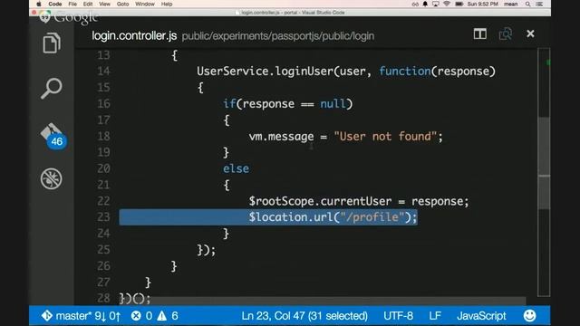 9 - Show login error message if user already exists in a MEAN application смотреть онлайн