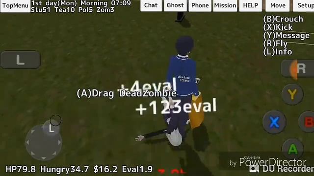 How to make a zombie pose like a human in School Girls Simulator смотреть онлайн