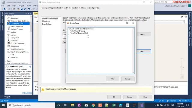 SSIS - Excel Target - Invalid precision of decimal Data Type error смотреть онлайн
