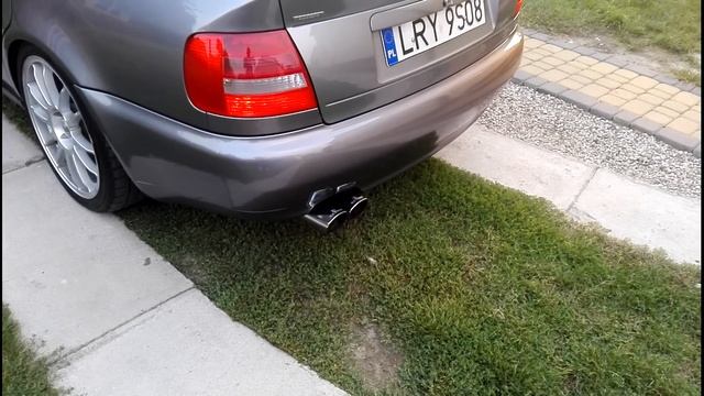 A4 B5 2.8 V6 QUATTRO REMUS EXHAUST LOUD POPPING EPIC SOUND