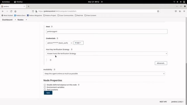 How to setup and connect an agent node to jenkins controller смотреть онлайн