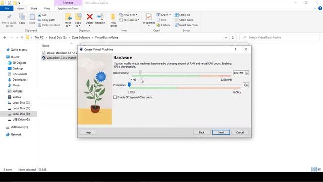 Alpine Linux on Oracle VM VirtualBox смотреть онлайн
