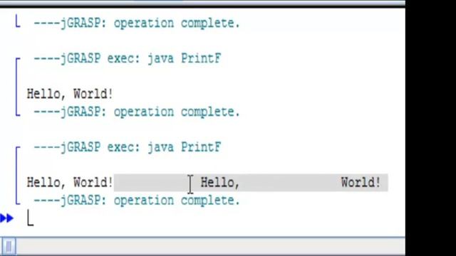 Java - printf смотреть онлайн