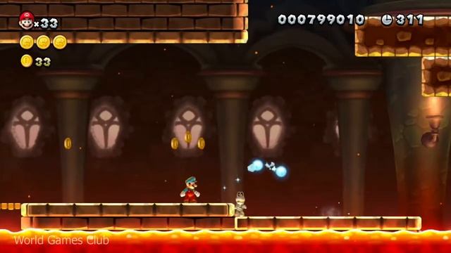 Прохождение New Super Mario Bros U (Wii U) мортон и его замок-давилка смотреть онлайн