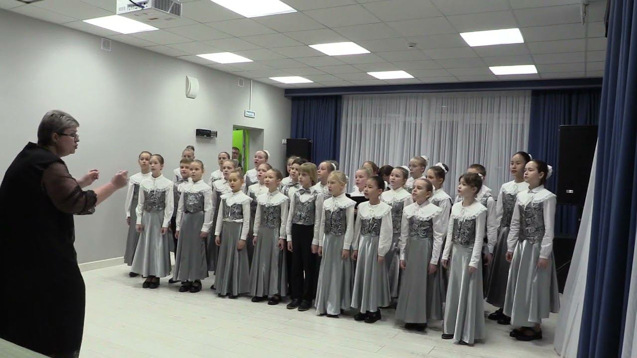 Хоровая редакция А. Луканина, стихи А.С. Пушкина русская народная песня "Зимний вечер" смотреть онлайн